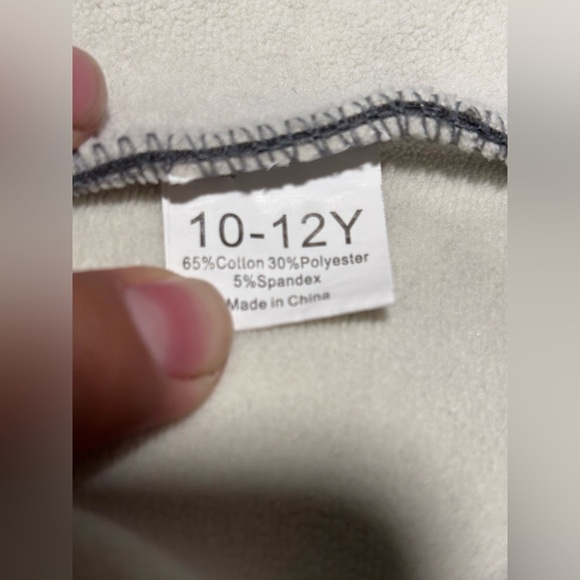 Charming Gray Kids Leggings with Cute Face Design - Picture 4 of 5